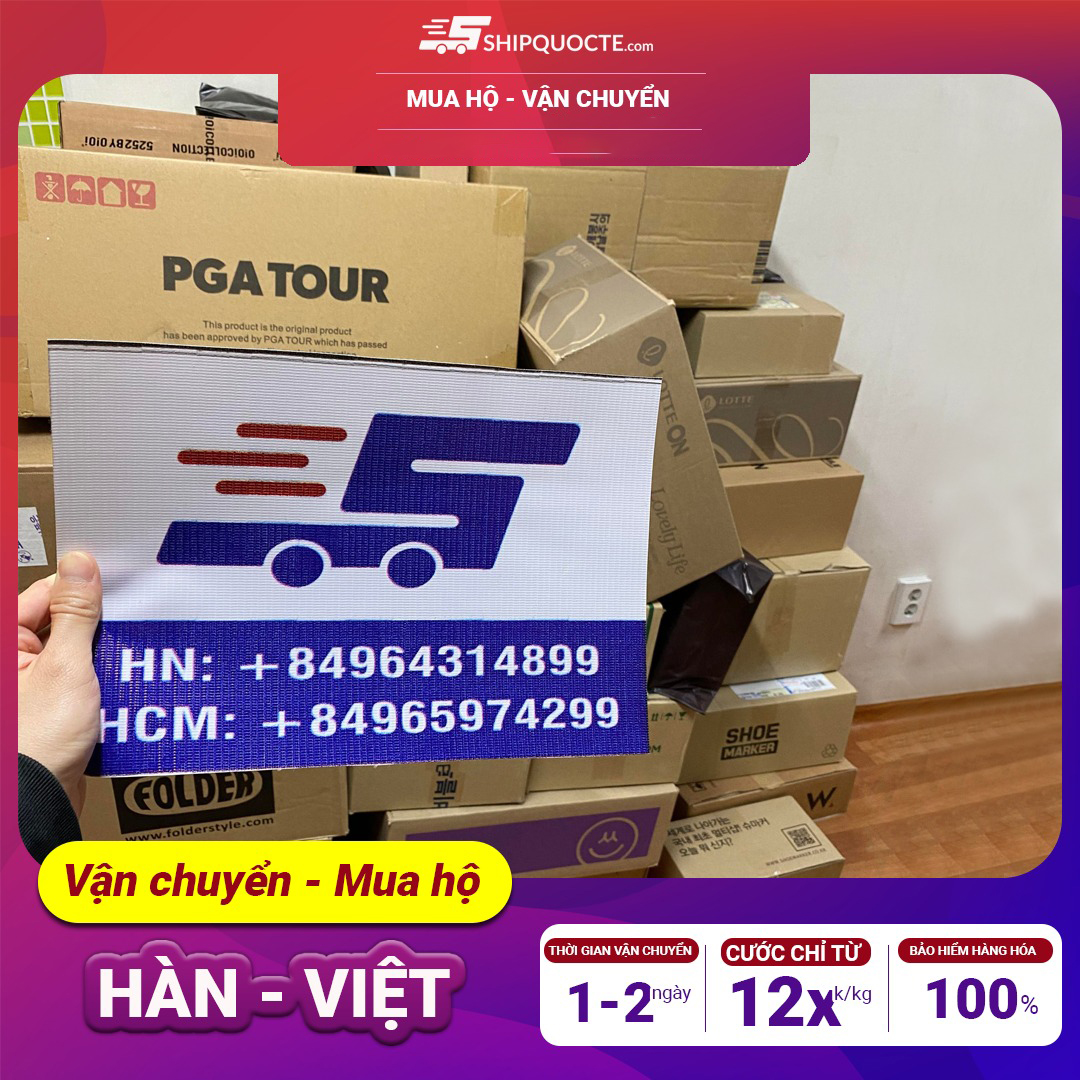 Dịch vụ vận chuyển hàng từ Hàn Quốc về Việt Nam phí chỉ 12xK/Kg