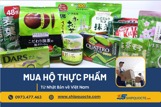 mua hộ thực phẩm từ Nhật về Việt Nam