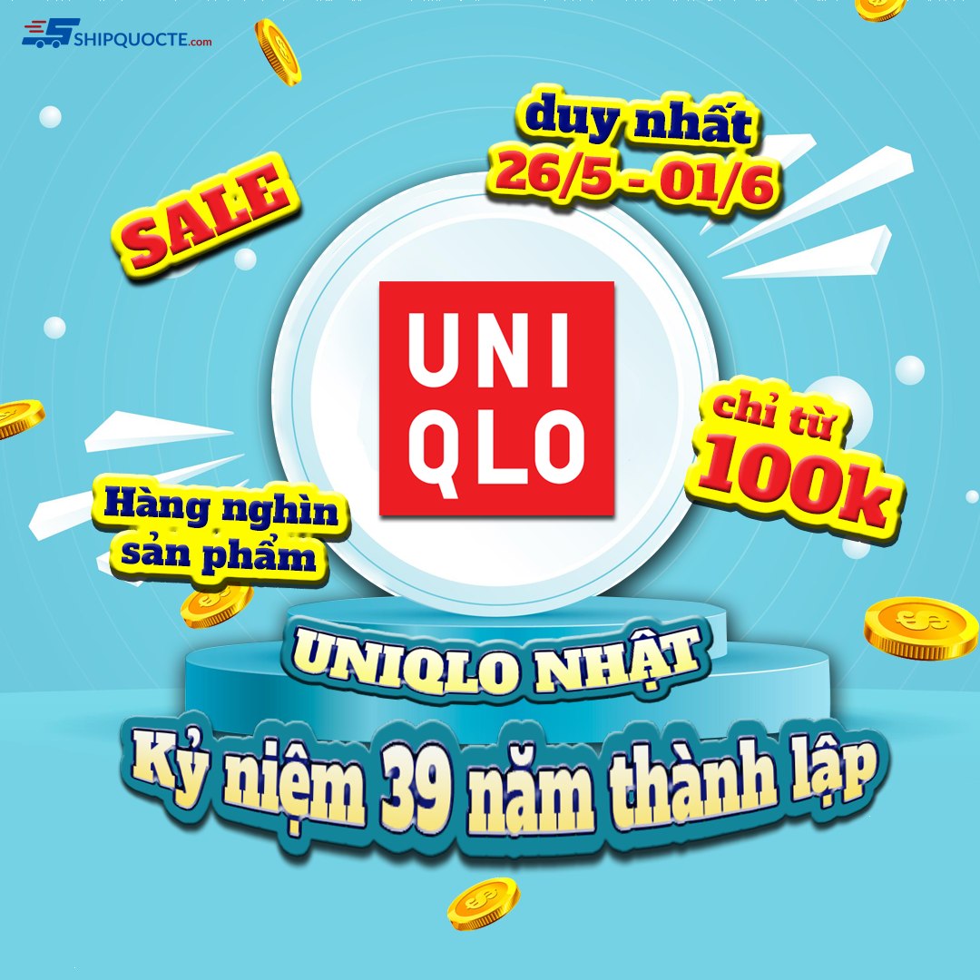 Uniqlo sale off lớn nhất trong năm – Mừng sinh nhật tuổi 39