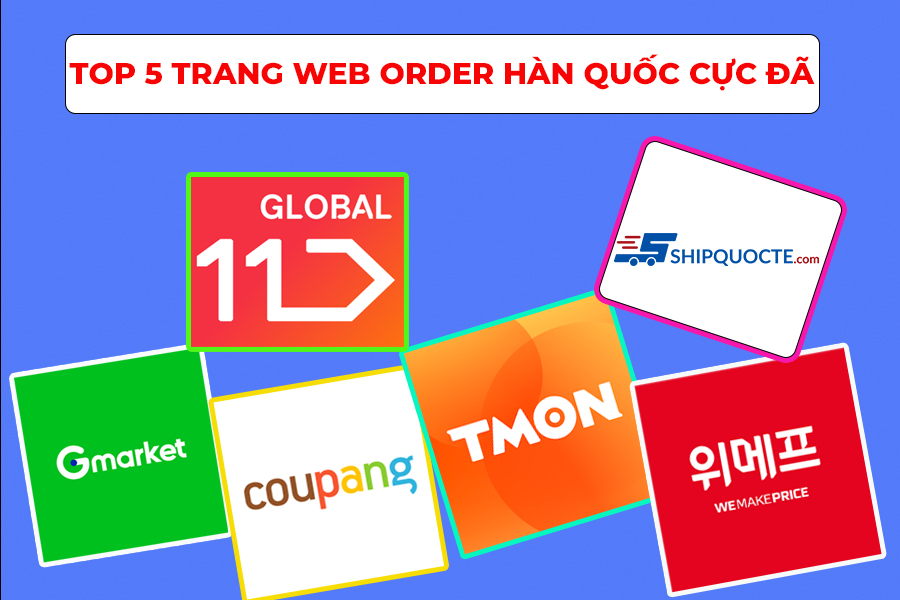 Săn hàng Hàn cực đã tại 5 trang web order Hàn Quốc siêu chất lượng