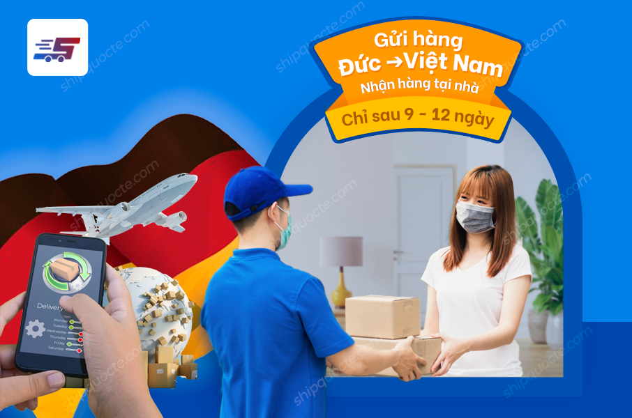 vận chuyển hàng từ Đức về Việt Nam giá rẻ
