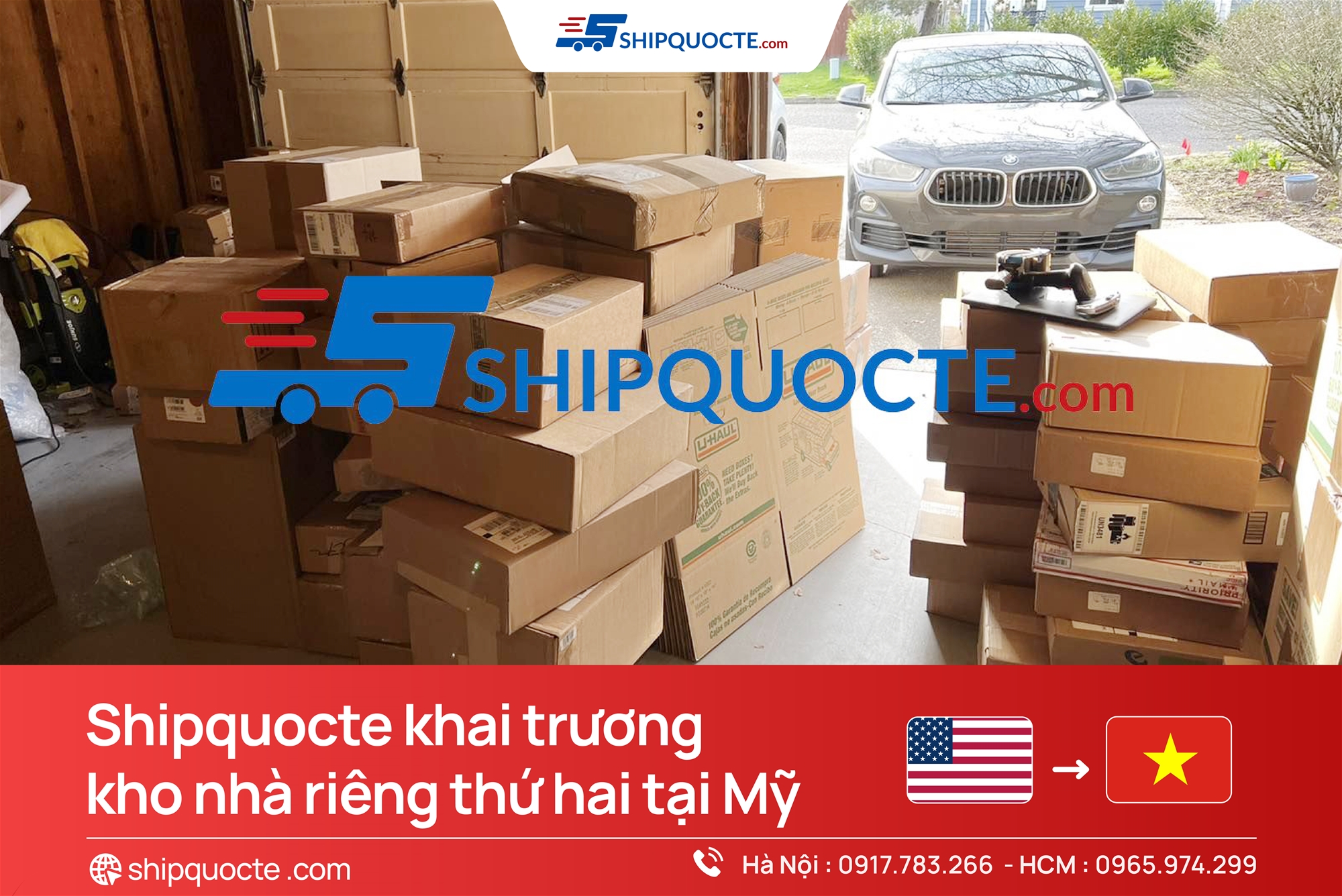 Shipquocte khai trương kho nhà riêng thứ 2 tại bang Oregon Mỹ 