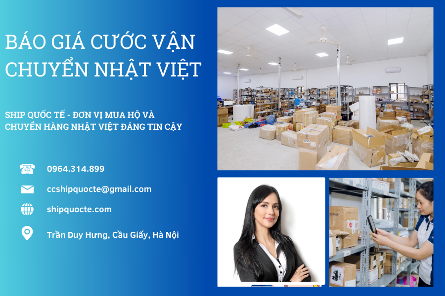 Báo giá dịch vụ ship hàng từ Nhật về Việt Nam uy tín