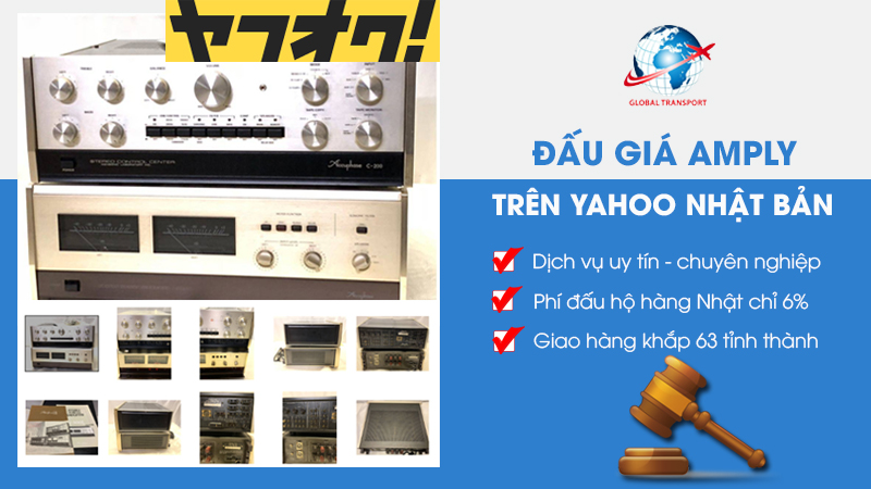 Hướng dẫn đấu giá Amply trên Yahoo Auction Nhật Bản