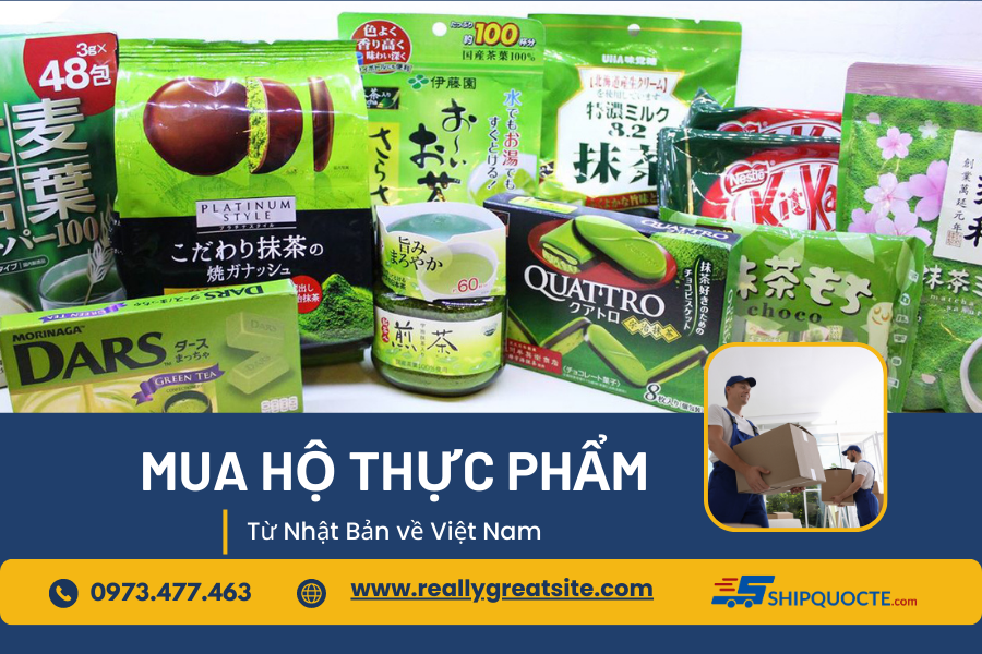 Order, mua hộ hàng thực phẩm từ Nhật Bản về Việt Nam 