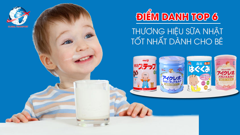 TOP 5 dòng sữa Nhật cho bé trên 3 tuổi được yêu thích nhất