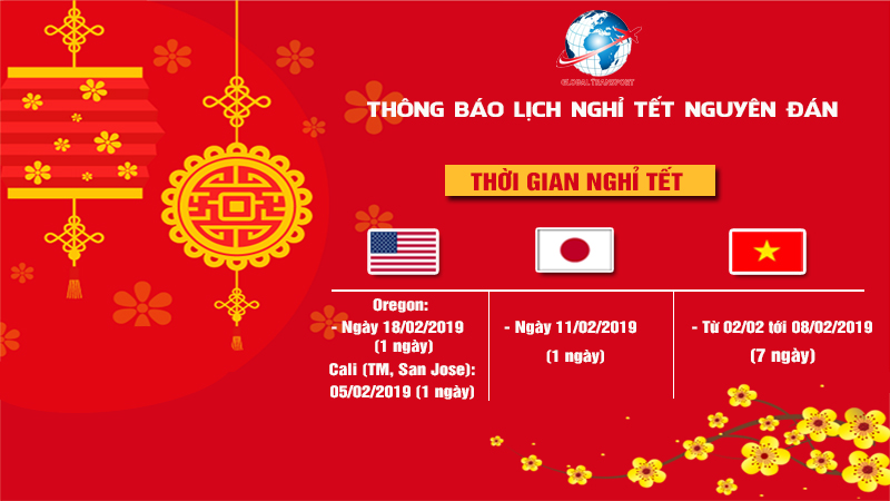 [Thông báo] lịch nghỉ Tết Nguyên Đán 2019 